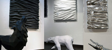 didmoreres orlinsky monochrome art tableau scupture 