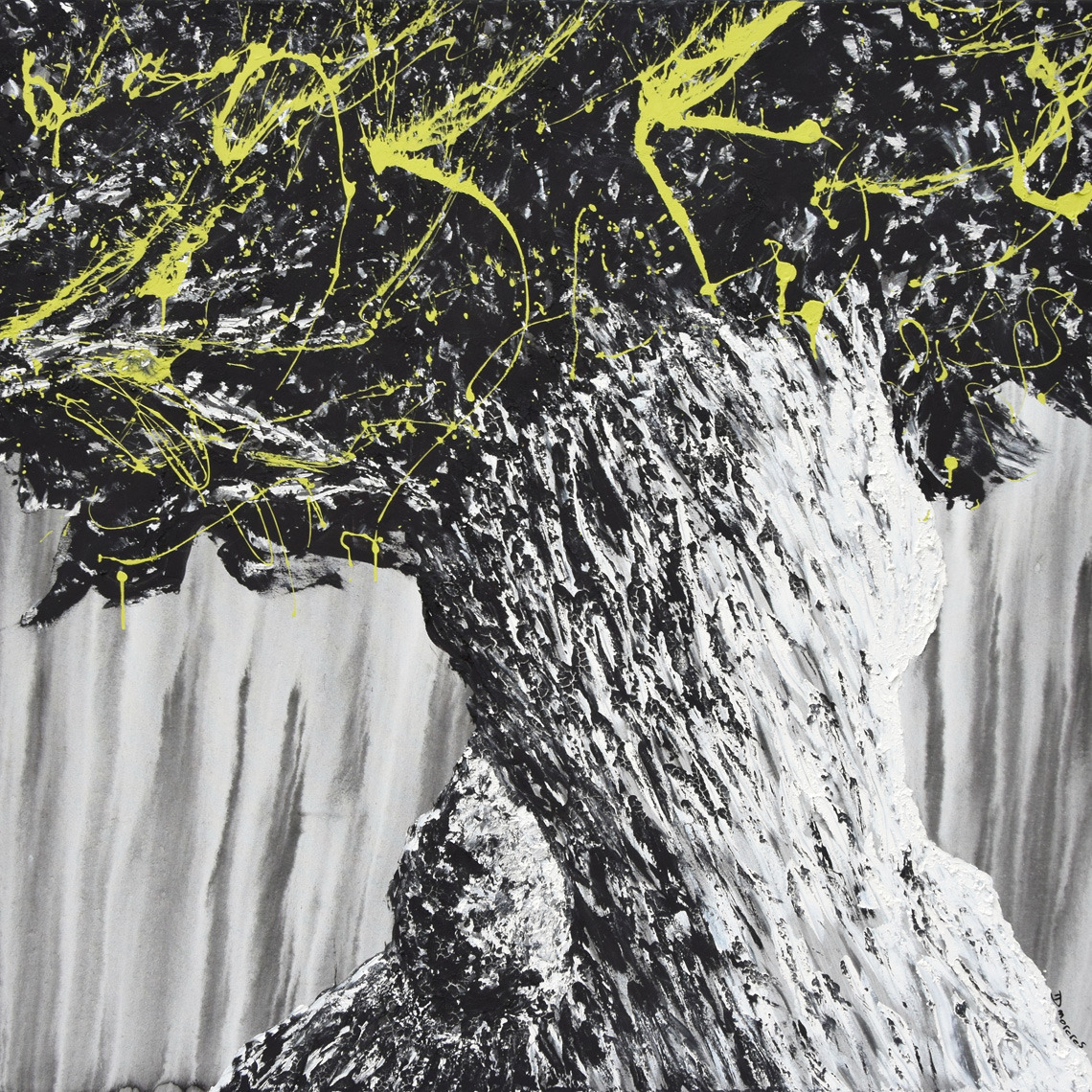 tree art street art didmoreres galerie oeuvre acrylique arbre vegetation correze 