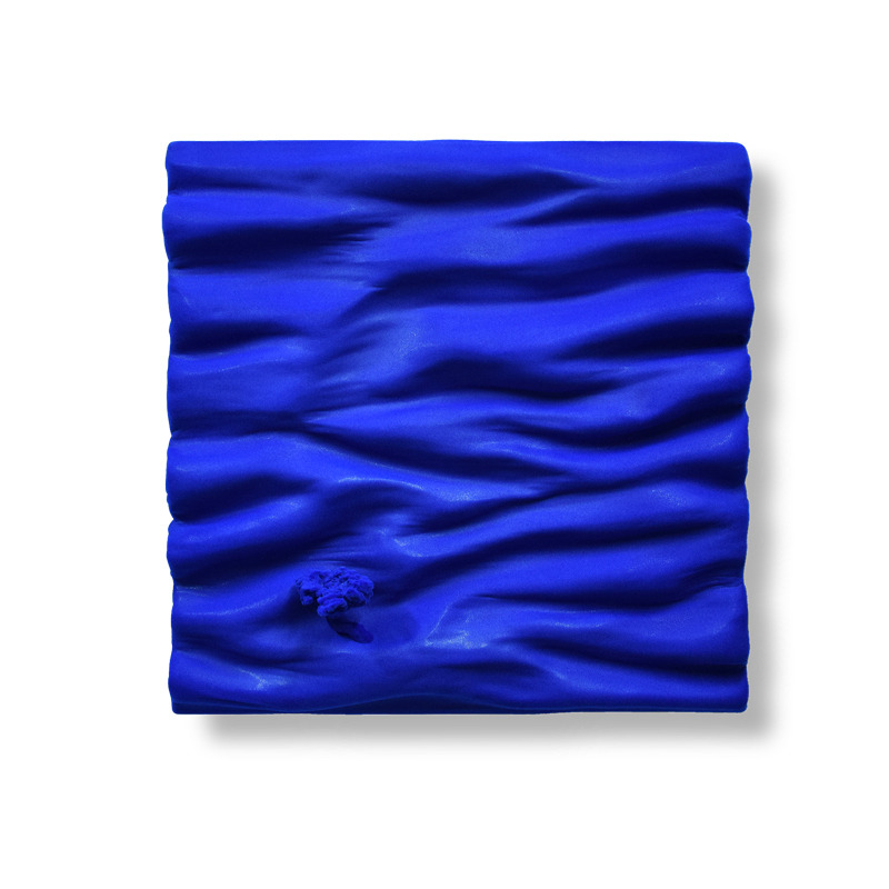 bleu klein monochrome matière vague oeuvre art did moreres artiste 