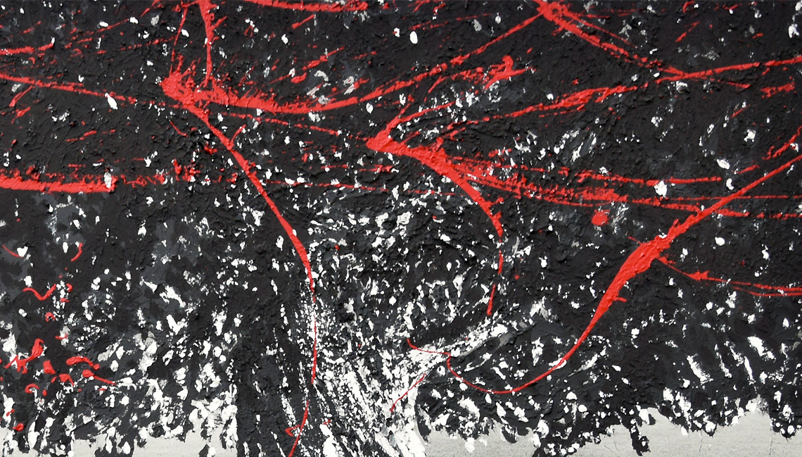 tree art street art arbre bois forêt didmoreres galerie tableau galerie artiste acrylique noir matière 