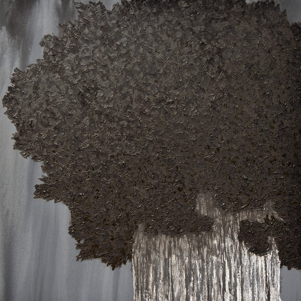 tree art arbre nature noir peinture matière didmoreres artiste art galerie tableau toile peinture 